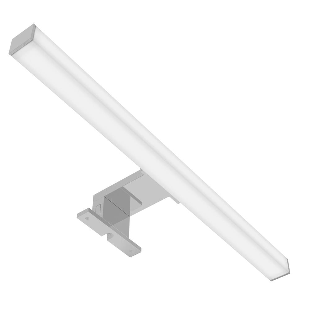 Avide LED Τετράγωνο Φωτιστικό Καθρέφτη Chrome Plastic 400mm NW 4000K 6W IP44 Avide LED Τετράγωνο Φωτιστικό Καθρέφτη Chrome Plastic 400mm NW 4000K 6W IP44