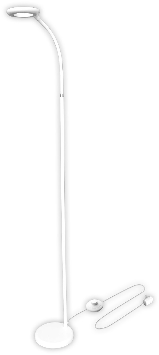 Avide LED Φωτιστικό Δαπέδου Angel 12W Λευκό 4000K Άσπρο Avide LED Φωτιστικό Δαπέδου Angel 12W Λευκό 4000K Άσπρο - Image 3