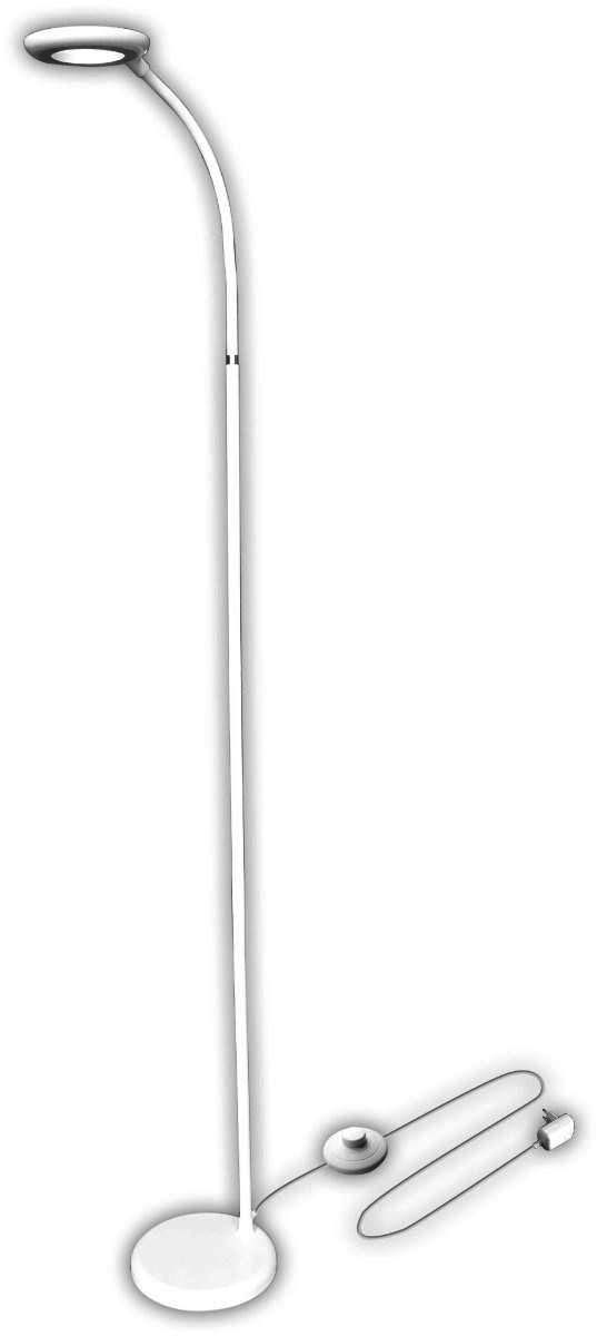 Avide LED Φωτιστικό Δαπέδου Angel 12W Λευκό 4000K Άσπρο Avide LED Φωτιστικό Δαπέδου Angel 12W Λευκό 4000K Άσπρο