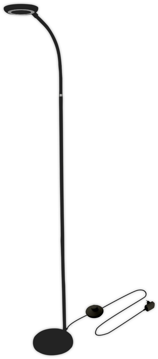 Avide LED Φωτιστικό Δαπέδου Angel 12W Λευκό 4000K Μαύρο Avide LED Φωτιστικό Δαπέδου Angel 12W Λευκό 4000K Μαύρο