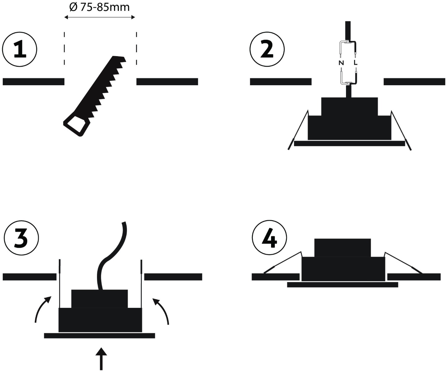 Avide LED Χωνευτό Σπότ 38° Τετράγωνο 7W Ψυχρό 6400K Avide LED Χωνευτό Σπότ 38° Τετράγωνο 7W Ψυχρό 6400K - Image 4