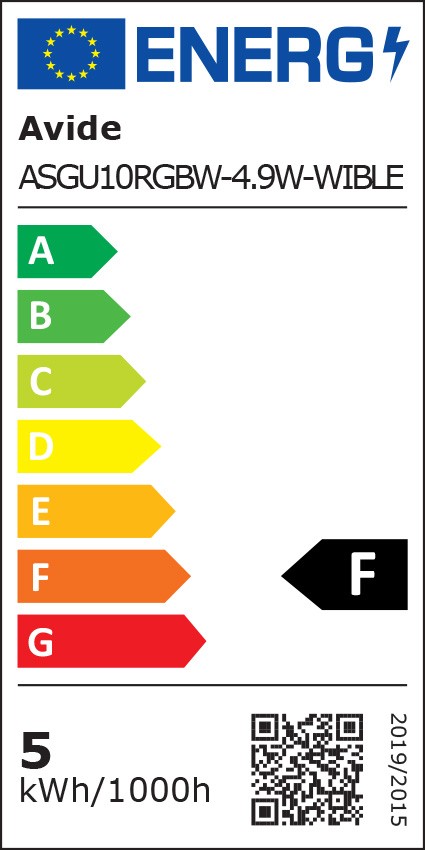 Avide Smart LED GU10 4.9W RGB+W WIFI + BLE APP Control Avide Smart LED GU10 4.9W RGB+W WIFI + BLE APP Control - Image 3