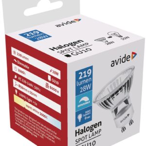 Avide Αλογόνου GU10 28W