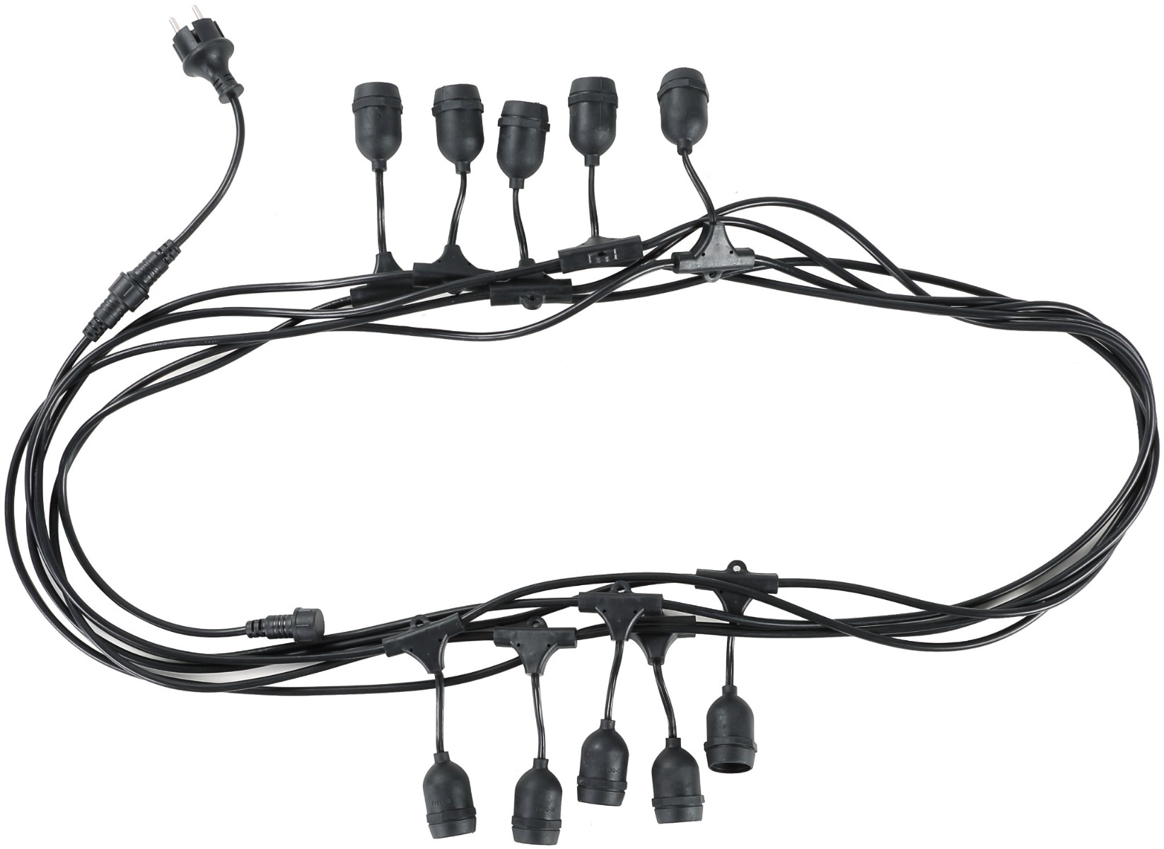 Avide Εξωτερική Γιρλάντα E27 10m 10 Θέσεων Avide Εξωτερική Γιρλάντα E27 10m 10 Θέσεων - Image 2