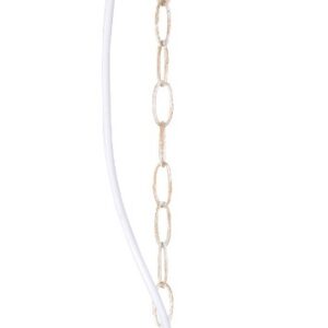 Avide Εξωτερικό Φωτιστικό Οροφής Imperial 1xE27 IP44 Αντίκ Άσπρο