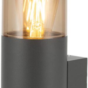 Avide Εξωτερικό Φωτιστικό Τοίχου Athen 1xE27 IP54 με Φωτοκύτταρο