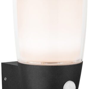 Avide Εξωτερικό Φωτιστικό Τοίχου Berlin 1xE27 IP54 με Αισθητήρα Κίνησης