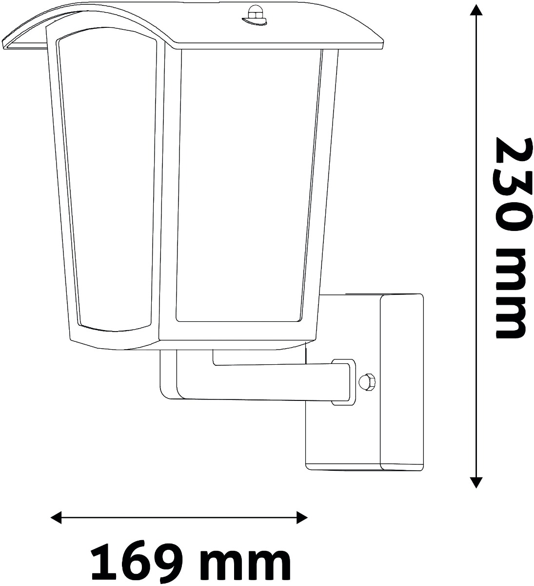 Avide Εξωτερικό Φωτιστικό Τοίχου Coronado 1xE27 IP44 Μαύρο Avide Εξωτερικό Φωτιστικό Τοίχου Coronado 1xE27 IP44 Μαύρο - Image 3