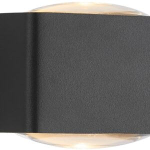 Avide Εξωτερικό Φωτιστικό Τοίχου Nazir LED 6W Λευκό 4000K IP54