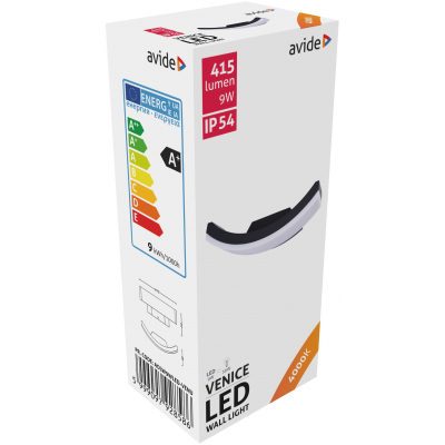 Avide Εξωτερικό Φωτιστικό Τοίχου Venice UP LED 9W Λευκό 4000K IP54 Avide Εξωτερικό Φωτιστικό Τοίχου Venice UP LED 9W Λευκό 4000K IP54 - Image 2