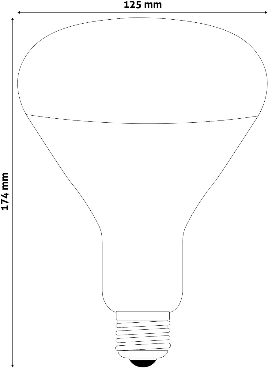 Avide Λάμπα Υπερύθρων E27 100W Full Κόκκινο Avide Λάμπα Υπερύθρων E27 100W Full Κόκκινο - Image 4