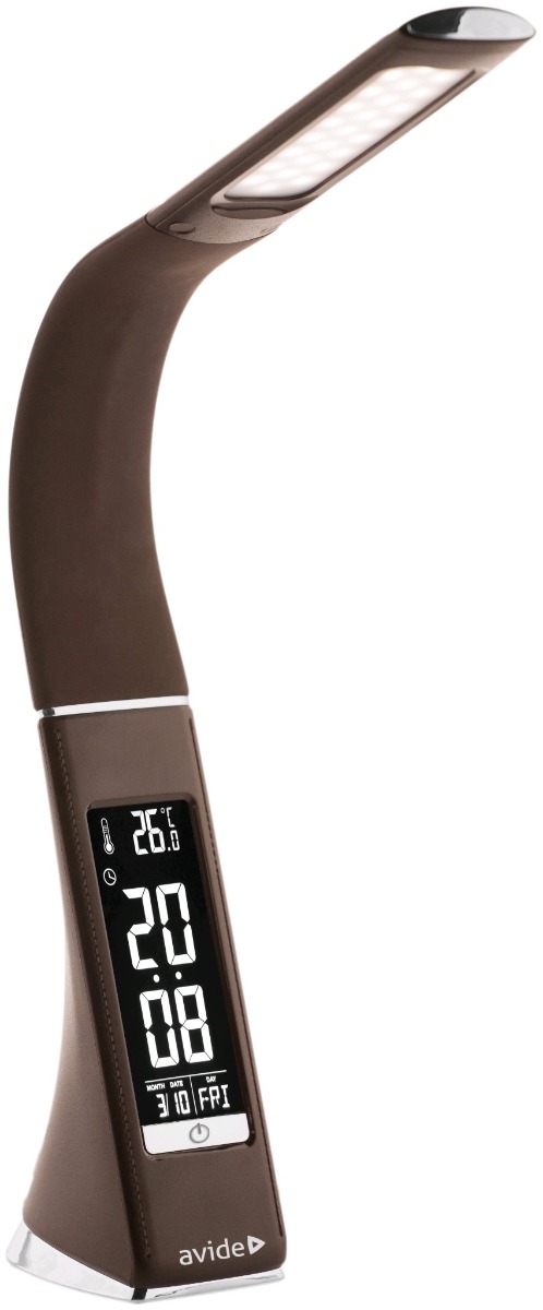 Avide Φωτιστικό Γραφείου LED δερμάτινο με ημερολόγιο 6W Καφέ Avide Φωτιστικό Γραφείου LED δερμάτινο με ημερολόγιο 6W Καφέ
