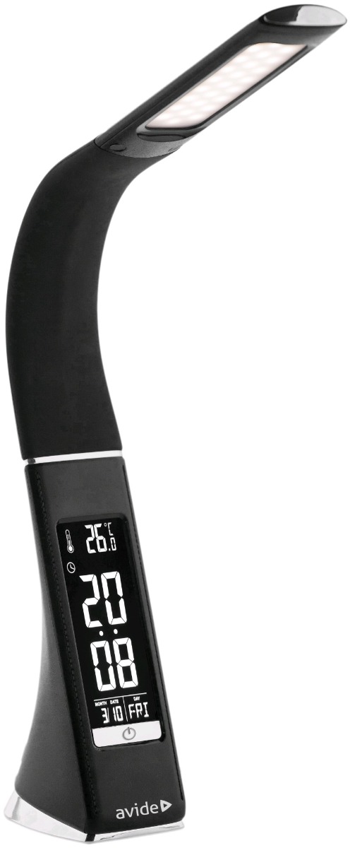 Avide Φωτιστικό Γραφείου LED δερμάτινο με ημερολόγιο 6W Μαύρο Avide Φωτιστικό Γραφείου LED δερμάτινο με ημερολόγιο 6W Μαύρο