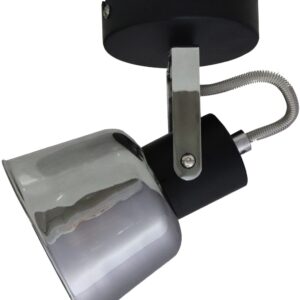Avide Φωτιστικό Τοίχου Maya 1xE14 Socket Μαύρο