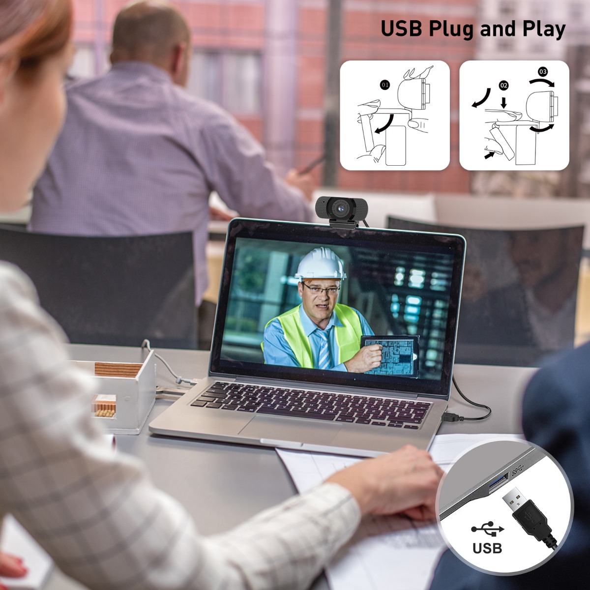 EDUP EP-1080P8 Auto Focus 1080P USB WEBCAM EDUP EP-1080P8 Auto Focus 1080P USB WEBCAM - Image 6