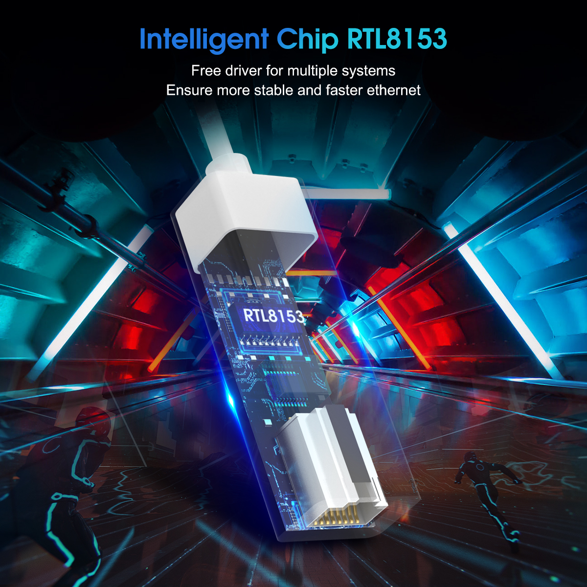 EDUP EP-9802 10/100/1000Mbps Type-C LAN Adapter EDUP EP-9802 10/100/1000Mbps Type-C LAN Adapter - Image 7