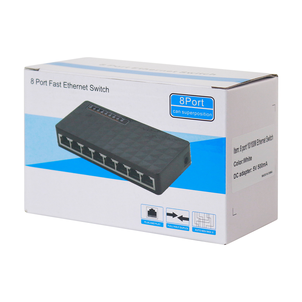 EDUP EP-SG7811 Switch Δικτύου με 8 Θύρες 10/100M RJ45 EDUP EP-SG7811 Switch Δικτύου με 8 Θύρες 10/100M RJ45 - Image 8