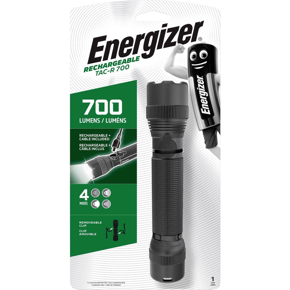 ENERGIZER LED Τακτικός Φακός 700lm (περιλαμβάνει μπαταρία + καλώδιο USB) ENERGIZER LED Τακτικός Φακός 700lm (περιλαμβάνει μπαταρία + καλώδιο USB)