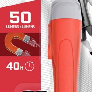 ENERGIZER Magnet Plastic LED 2xAA 50lm