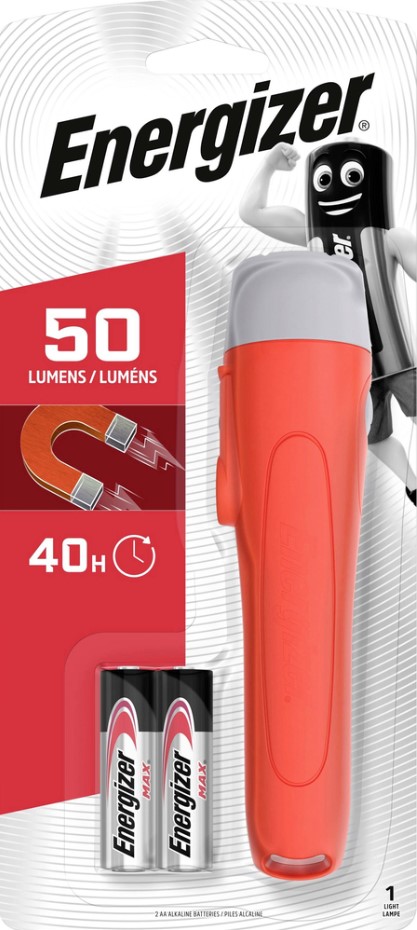 ENERGIZER Magnet Plastic LED 2xAA 50lm ENERGIZER Magnet Plastic LED 2xAA 50lm
