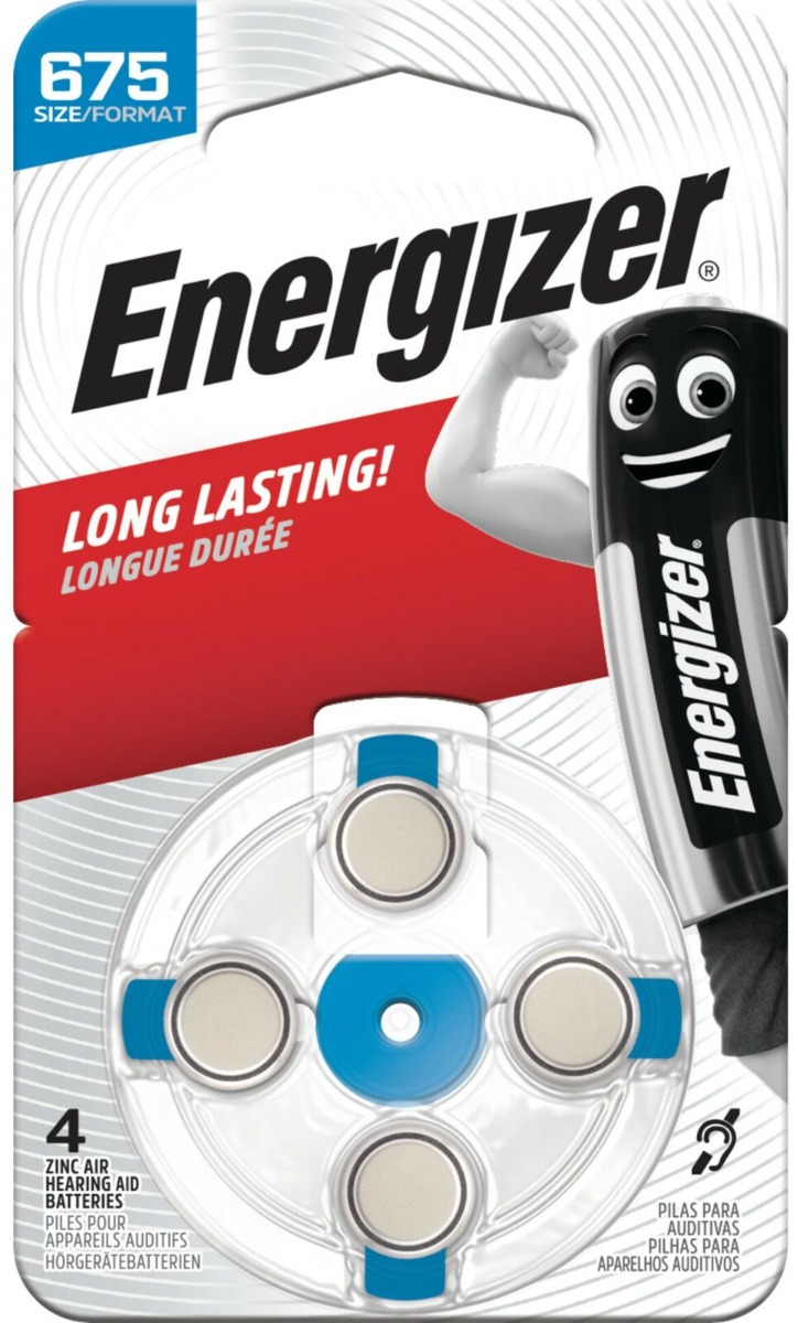 ENERGIZER Μπαταρίες Βαρηκοΐας Zinc Air PR675/4BP ENERGIZER Μπαταρίες Βαρηκοΐας Zinc Air PR675/4BP