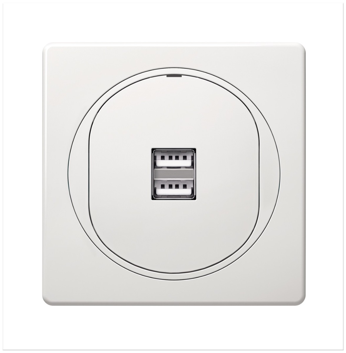 EON 2xUSB charger 2,1A 5V, white EON 2xUSB charger 2