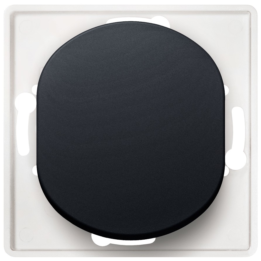EON E608.E1 Cross-switch without cover frame, soft-touch black EON E608.E1 Cross-switch without cover frame