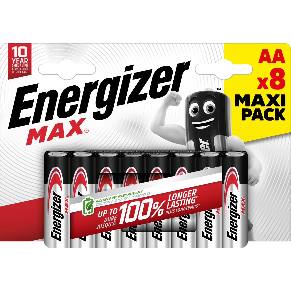 Energizer Max Alkaline AΑ (8 τμχ) Energizer Max Alkaline AΑ (8 τμχ)