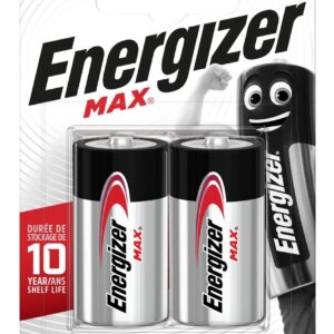 Energizer Max Alkaline Μπαταρία C (2 τμχ)