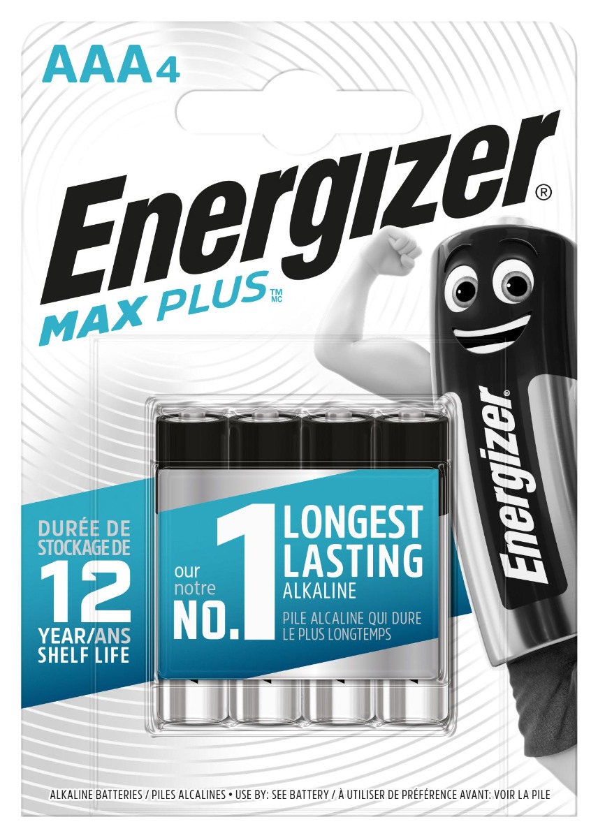 Energizer Max Plus Alkaline ΑΑΑ (4 τμχ) Energizer Max Plus Alkaline ΑΑΑ (4 τμχ)