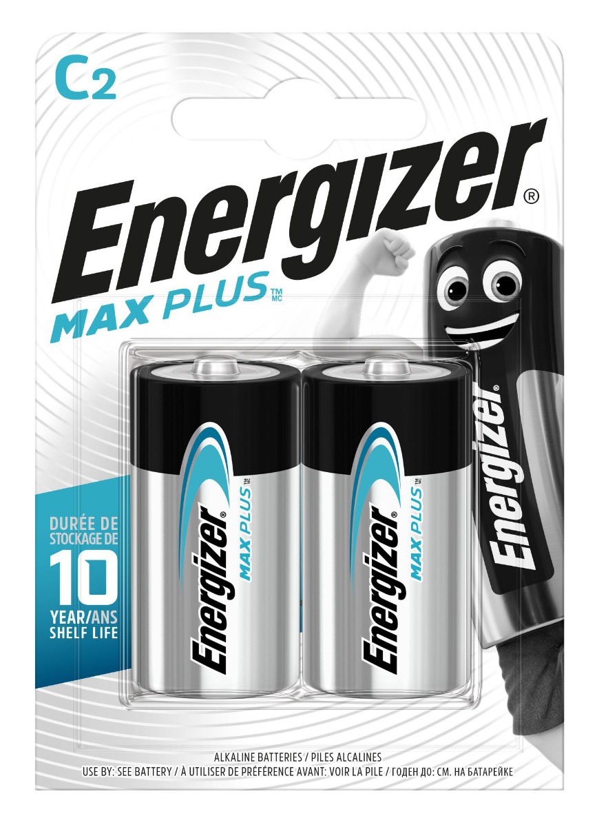 Energizer Max Plus Alkaline Μπαταρία C (2 τμχ) Energizer Max Plus Alkaline Μπαταρία C (2 τμχ)