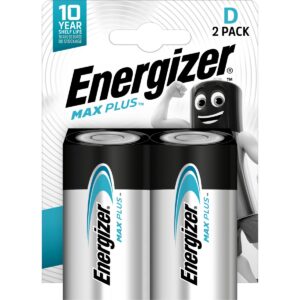 Energizer Max Plus D Μπαταρία (2τμχ)