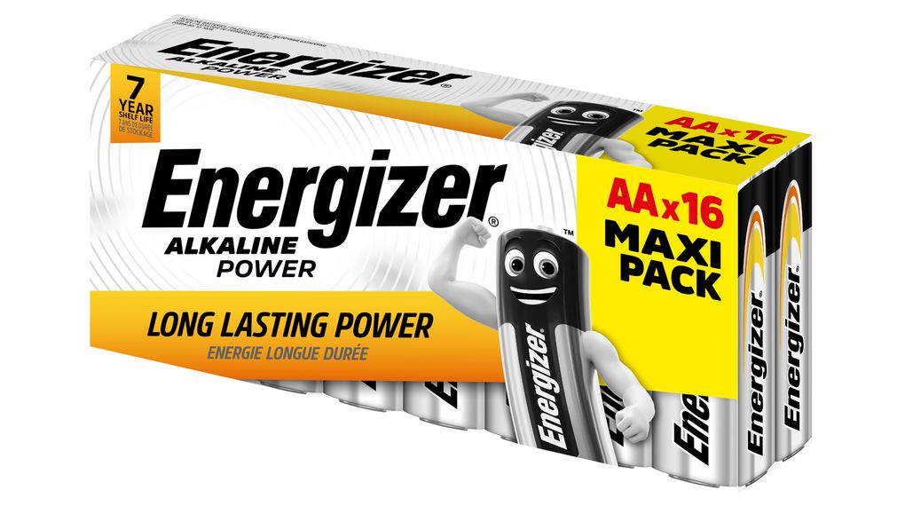Energizer Power Αλκαλική Mignon Battery AA S16 (16τμχ) Energizer Power Αλκαλική Mignon Battery AA S16 (16τμχ)