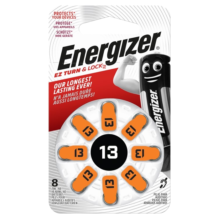 Energizer Μπαταρίες Βαρηκοΐας Zinc Air PR13/8BP Energizer Μπαταρίες Βαρηκοΐας Zinc Air PR13/8BP