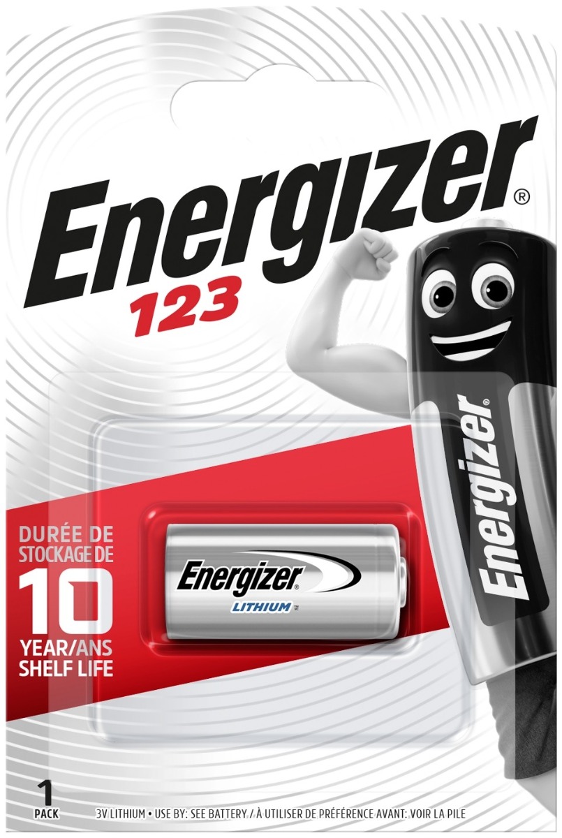 Energizer Φωτογραφικών Μηχανών CR123A Energizer Φωτογραφικών Μηχανών CR123A