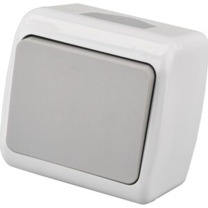 Entac 101 Stephan surface mounted wall switch single-pole IP54