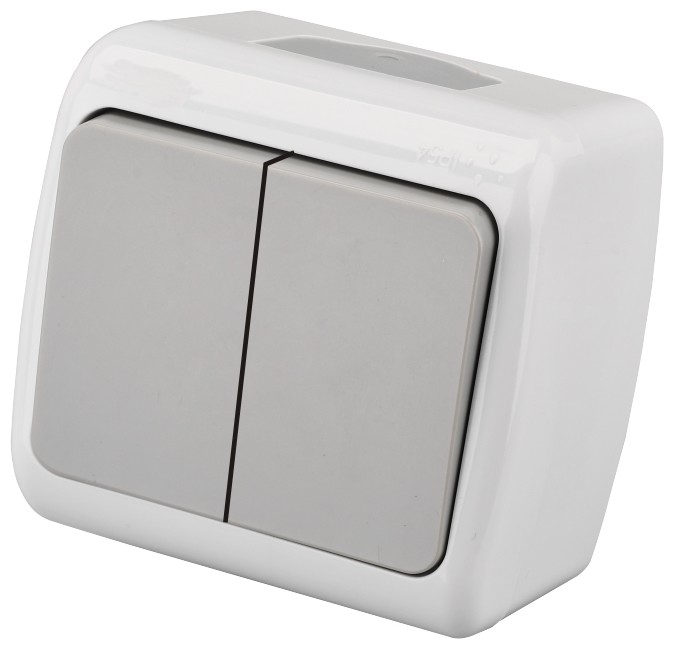 Entac 105 Stephan surface mounted wall switch serial switch IP54 Entac 105 Stephan surface mounted wall switch serial switch IP54