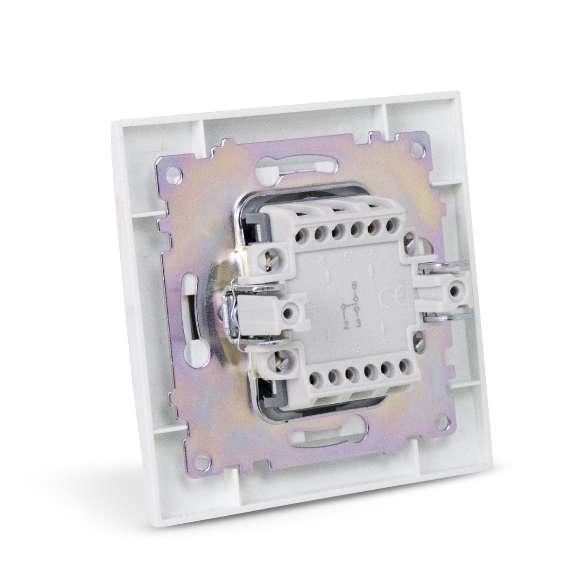 Entac 106 Arnold Recessed alternative wall switch White Entac 106 Arnold Recessed alternative wall switch White - Image 2