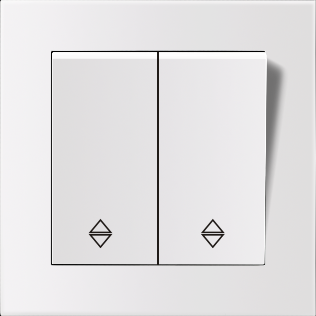 Entac 106+6 Arnold Recessed alternative switch White Entac 106+6 Arnold Recessed alternative switch White