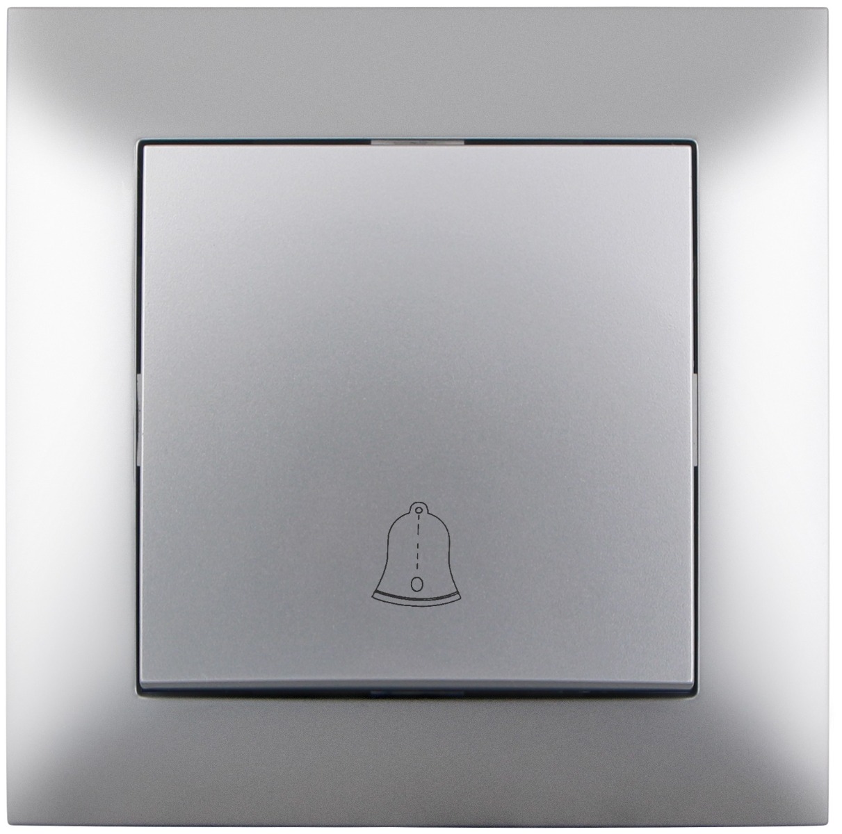 Entac Arnold Recessed doorbell switch Silver Entac Arnold Recessed doorbell switch Silver