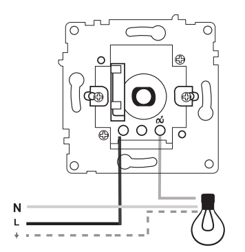 Entac Arnold Recessed wall switch dimmer max.200W White Entac Arnold Recessed wall switch dimmer max.200W White - Image 4
