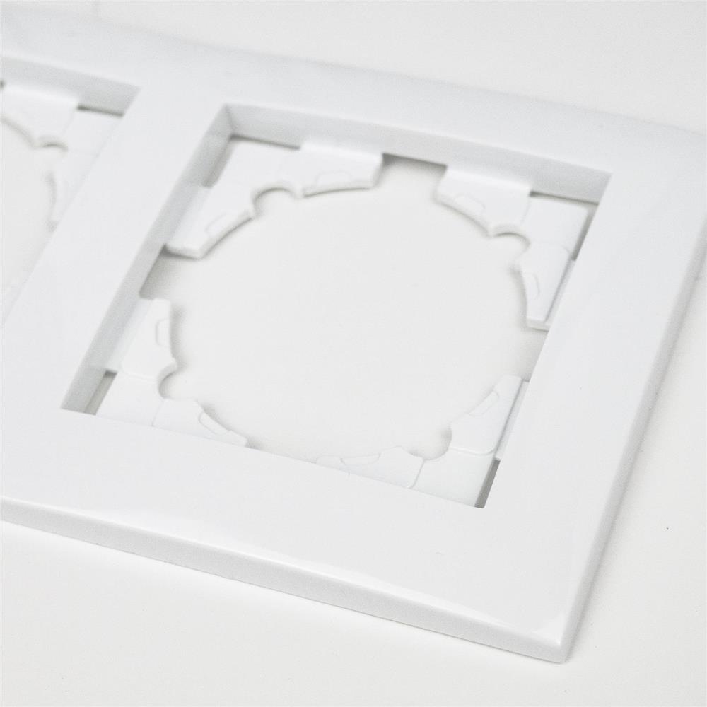 Entac Arnold Πλαίσιο Τοίχου Διακόπτη - Πρίζας 2 Θέσεων Οριζοντίως Λευκό Entac Arnold Πλαίσιο Τοίχου Διακόπτη - Πρίζας 2 Θέσεων Οριζοντίως Λευκό - Image 3