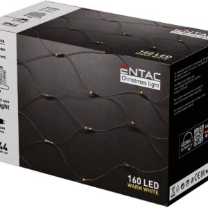 Entac Christmas Lights IP44 Net 160 LED 2m x 1