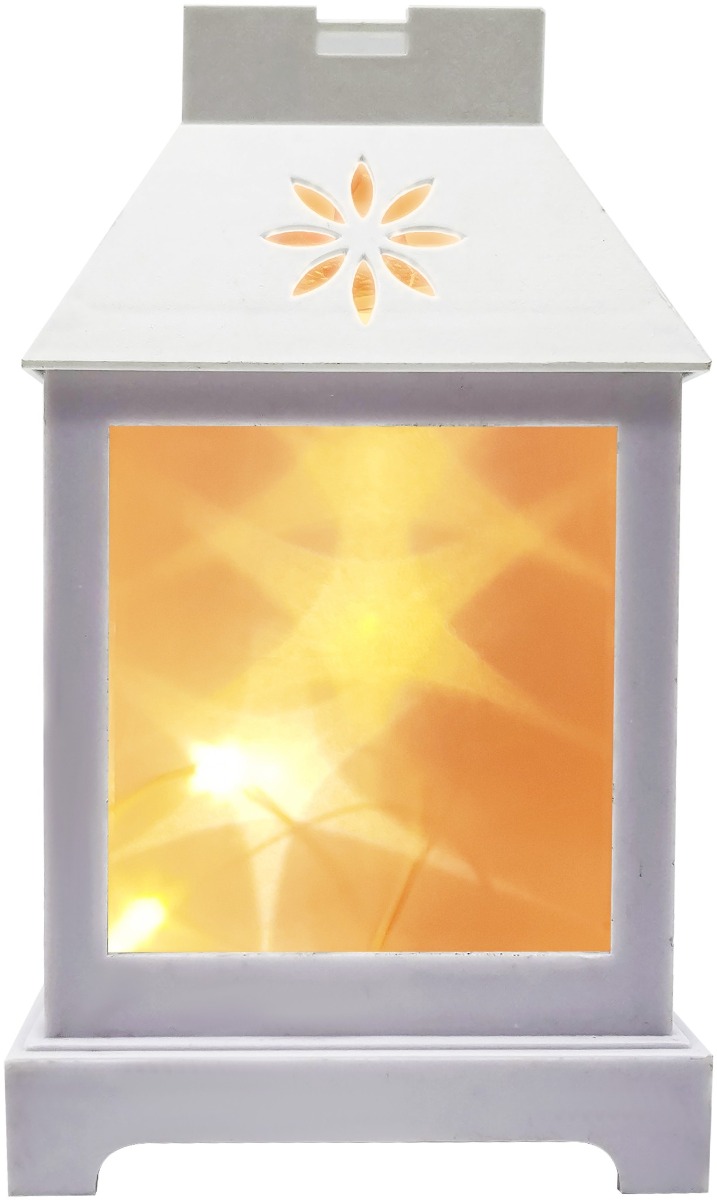 Entac LED Mini Χάλκινο Φανάρι Λευκό 12cm Entac LED Mini Χάλκινο Φανάρι Λευκό 12cm - Image 2