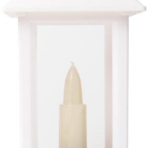 Entac LED Κερί Φανάρι Άσπρο 17εκ (6τμχ)