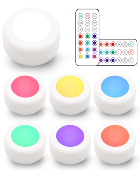 Entac Mini Φορητό Φωτάκι Νυκτός 0,45W RGB RC 6τμχ/σετ Entac Mini Φορητό Φωτάκι Νυκτός 0,45W RGB RC 6τμχ/σετ - Image 5