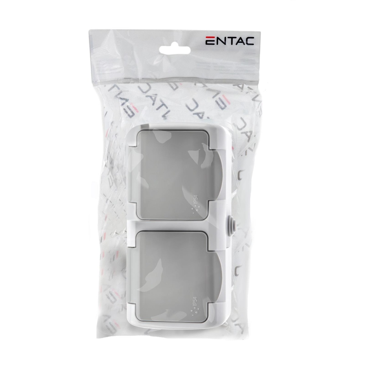 Entac Stephan surface mounted wall socket earthed 2x IP54 Entac Stephan surface mounted wall socket earthed 2x IP54 - Image 4
