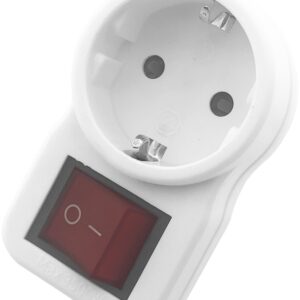 Entac Αντάπτορας Σούκο Με Διακόπτη EPAG-1EE-SW