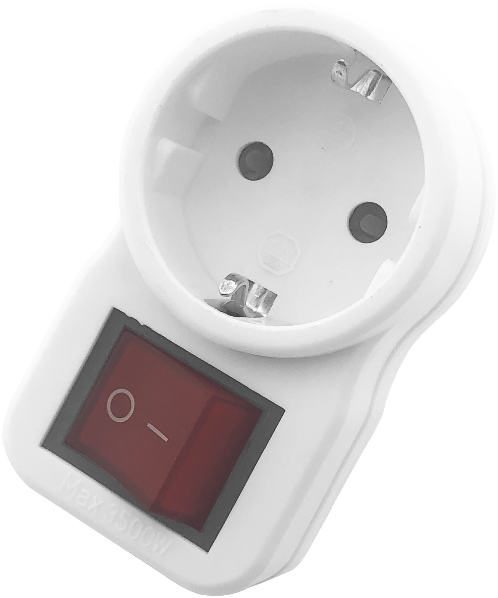 Entac Αντάπτορας Σούκο Με Διακόπτη EPAG-1EE-SW Entac Αντάπτορας Σούκο Με Διακόπτη EPAG-1EE-SW