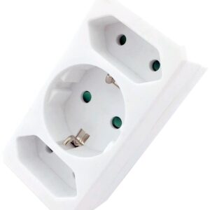 Entac Αντάπτορας Σούκο Σε 2 Διπολικά +1 Σούκο EPAG-1EE2E